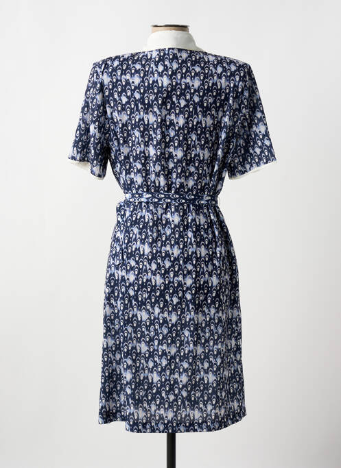 Robe mi-longue bleu GUY DUBOUIS pour femme