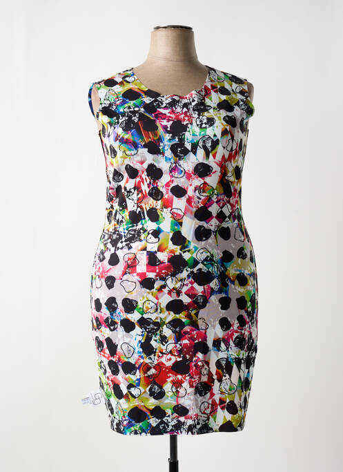 Robe mi-longue bleu GUY DUBOUIS pour femme