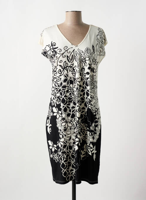 Robe mi-longue noir GREGORY PAT pour femme