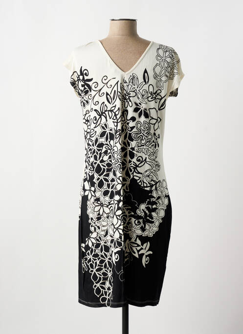 Robe mi-longue noir GREGORY PAT pour femme