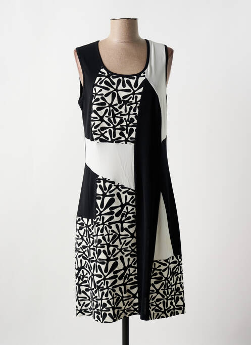 Robe mi-longue noir GUY DUBOUIS pour femme