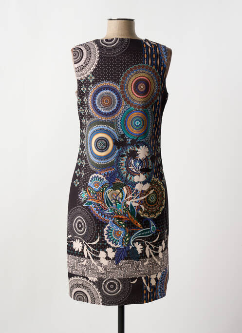 Robe mi-longue noir GUY DUBOUIS pour femme