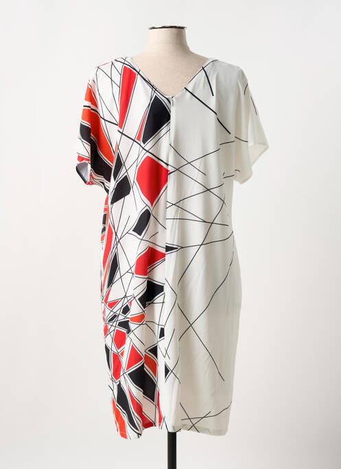 Robe mi-longue rouge GUY DUBOUIS pour femme