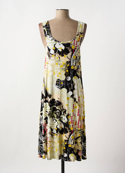 Robe mi-longue vert GUY DUBOUIS pour femme