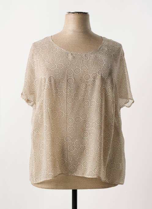 Top marron GUY DUBOUIS pour femme