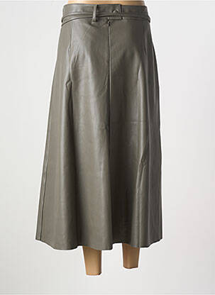 Jupe longue coupe évasée gris CAPTAIN TORTUE femme