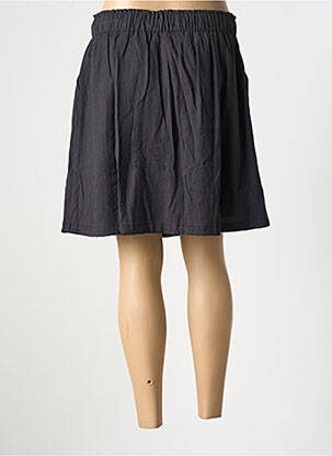 Jupe courte coupe droite noir CAPTAIN TORTUE femme