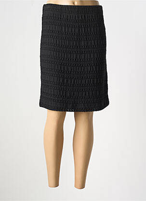 Jupe courte coupe droite noir CAPTAIN TORTUE femme