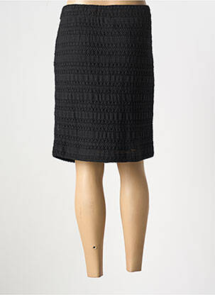 Jupe courte coupe droite noir CAPTAIN TORTUE femme