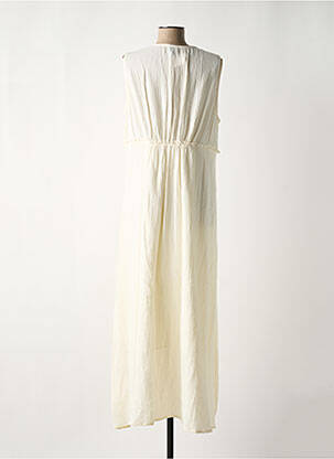 Robe longue sans manche sans manche beige CAPTAIN TORTUE femme