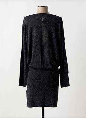 Robe pull resserrée sur le bas manches longues gris MAISON CAPTAIN femme