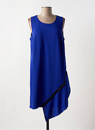 Robe courte sans manche sans manche bleu TREND BY CAPTAIN TORTUE femme