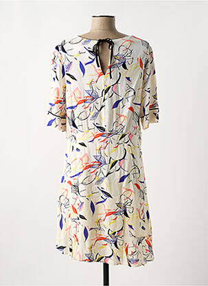Robe courte manches courtes manches courtes beige LITTLE MISS BY CAPTAIN TORTUE femme