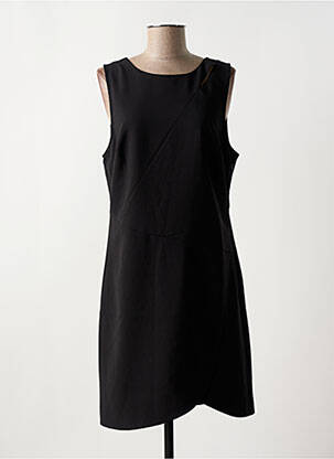Robe mi-longue sans manche sans manche noir TREND BY CAPTAIN TORTUE femme