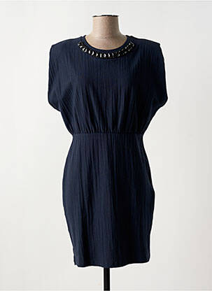 Robe courte manches courtes manches courtes bleu CAPTAIN TORTUE femme