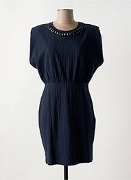 Robe courte manches courtes manches courtes bleu CAPTAIN TORTUE femme