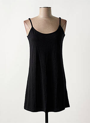 Jupon /fond de robe stretch noir LITTLE MISS BY CAPTAIN TORTUE femme