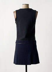 Robe courte noir LITTLE MISS BY CAPTAIN TORTUE pour femme seconde vue