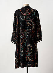 Robe mi-longue noir MAISON CAPTAIN pour femme seconde vue