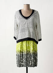 Robe mi-longue noir MISS CAPTAIN pour femme seconde vue