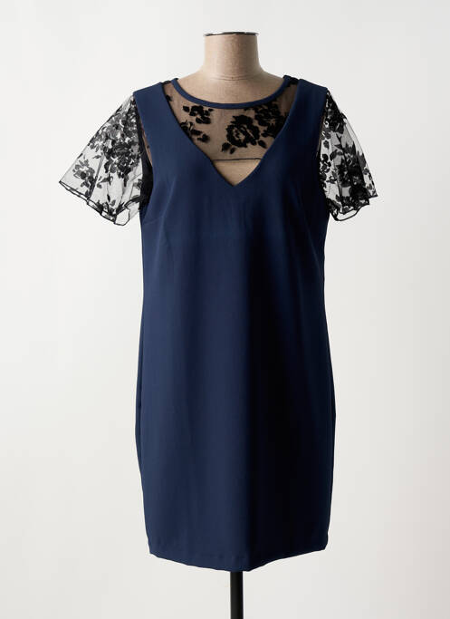 Robe courte bleu SIGNATURE BY CAPTAIN TORTUE pour femme