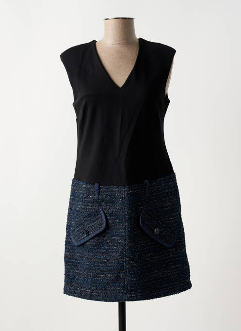 Robe courte noir LITTLE MISS BY CAPTAIN TORTUE pour femme