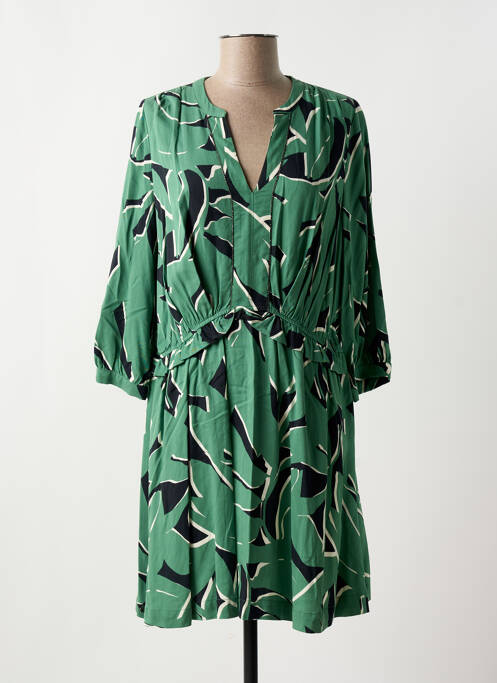 Robe courte vert TREND BY CAPTAIN TORTUE pour femme