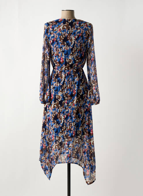 Robe longue bleu LITTLE MISS BY CAPTAIN TORTUE pour femme