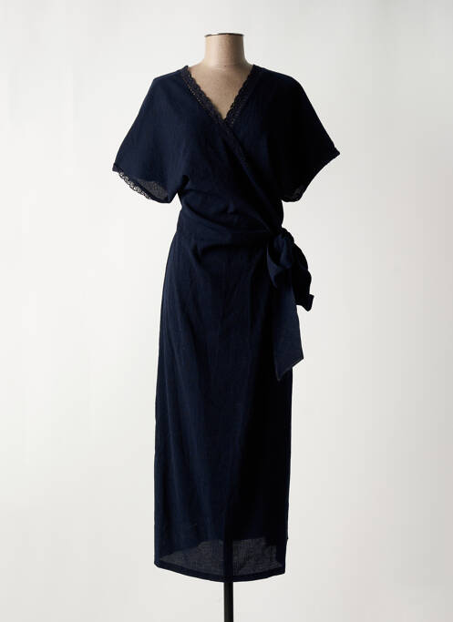 Robe longue bleu MAISON CAPTAIN pour femme