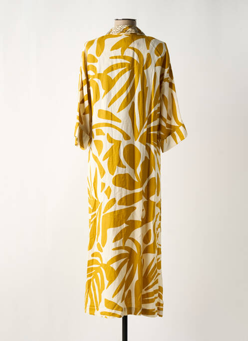 Robe longue jaune MAISON CAPTAIN pour femme