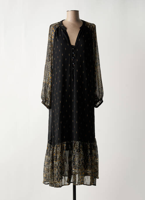 Robe longue noir CAPTAIN TORTUE pour femme