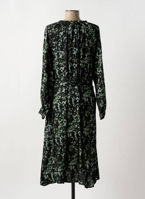 Robe mi-longue noir CAPTAIN TORTUE pour femme