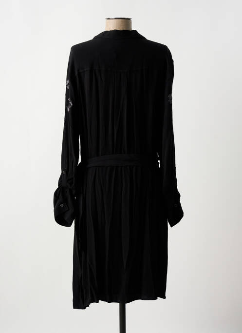 Robe mi-longue noir CAPTAIN TORTUE pour femme