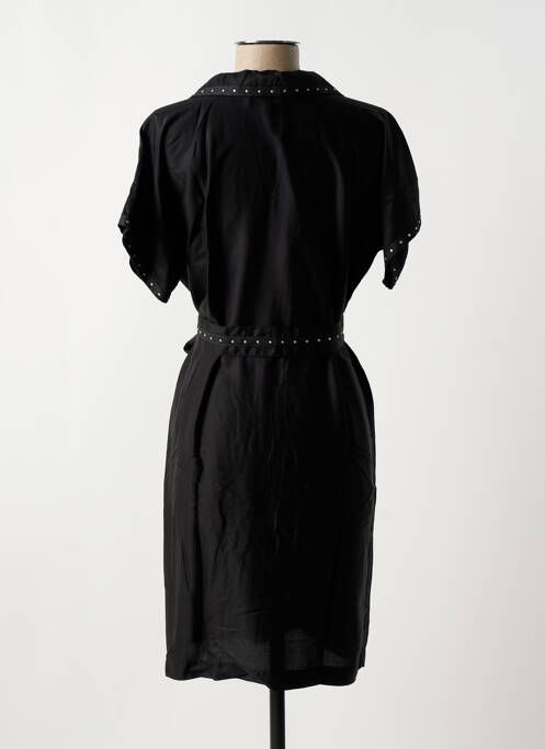 Robe mi-longue noir MAISON CAPTAIN femme