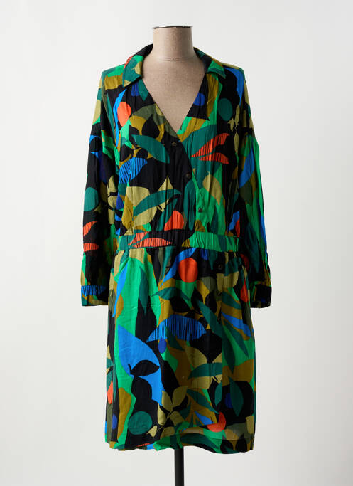 Robe mi-longue noir MAISON CAPTAIN pour femme