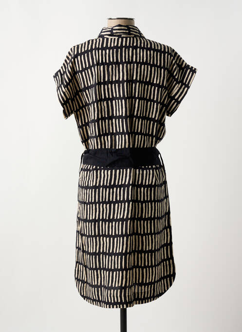 Robe mi-longue noir MAISON CAPTAIN pour femme