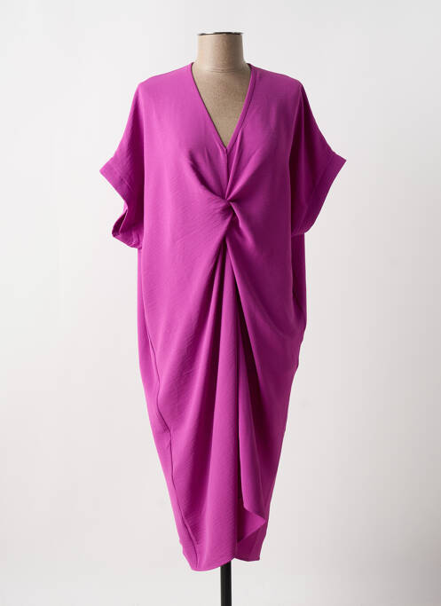 Robe mi-longue rose CAPTAIN TORTUE pour femme