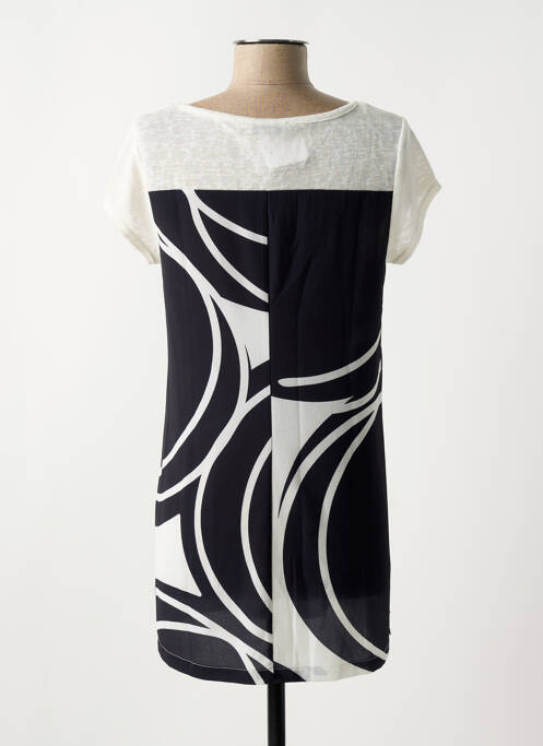 Tunique manches courtes noir TREND BY CAPTAIN TORTUE pour femme