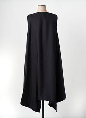 Robe mi-longue sans manche sans manche noir TANAIS femme