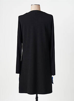 Robe mi-longue imprimé fantaisie manches longues blanc CAPTAIN TORTUE femme