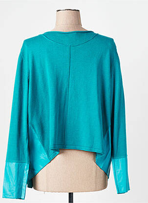Veste casual coupe droite bleu MISS CAPTAIN femme