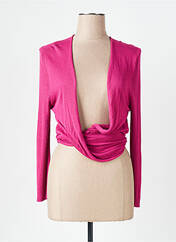 Gilet manches longues violet LADY CAPTAIN pour femme seconde vue