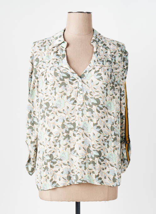 Blouse beige MISS CAPTAIN pour femme