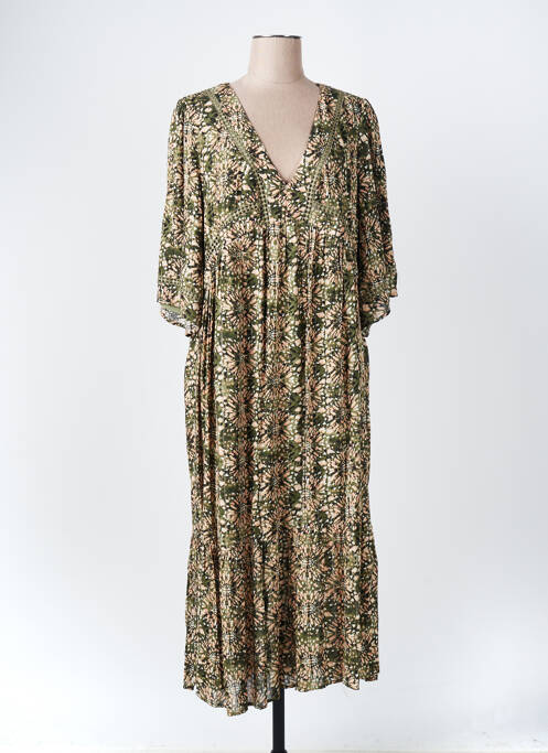 Robe longue vert MAISON CAPTAIN pour femme