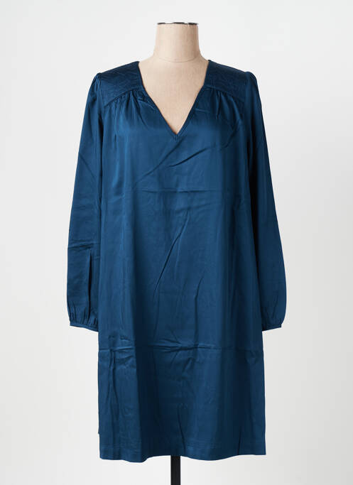 Robe mi-longue bleu CAPTAIN TORTUE pour femme