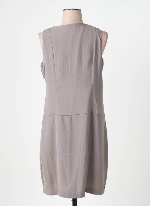 Robe mi-longue gris MISS CAPTAIN pour femme