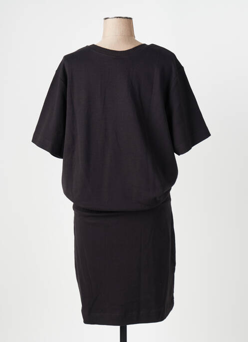 Robe mi-longue noir CAPTAIN TORTUE pour femme