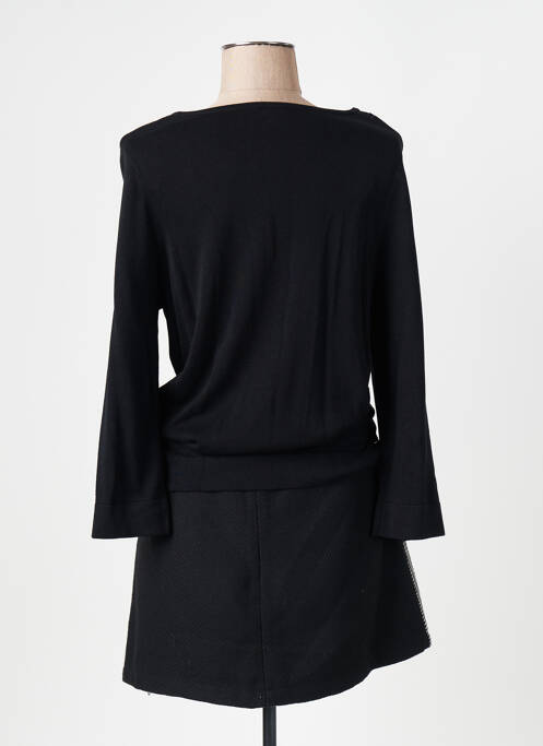 Robe mi-longue noir CAPTAIN TORTUE pour femme