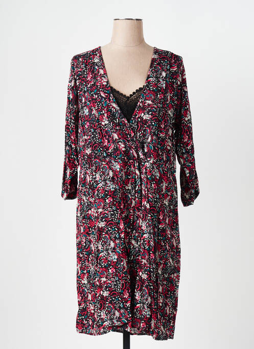 Robe mi-longue noir CAPTAIN TORTUE pour femme