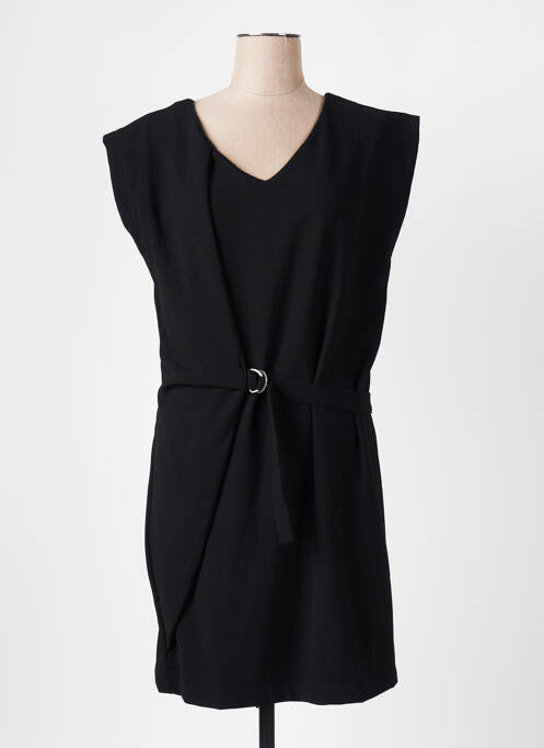 Robe mi-longue noir CAPTAIN TORTUE pour femme